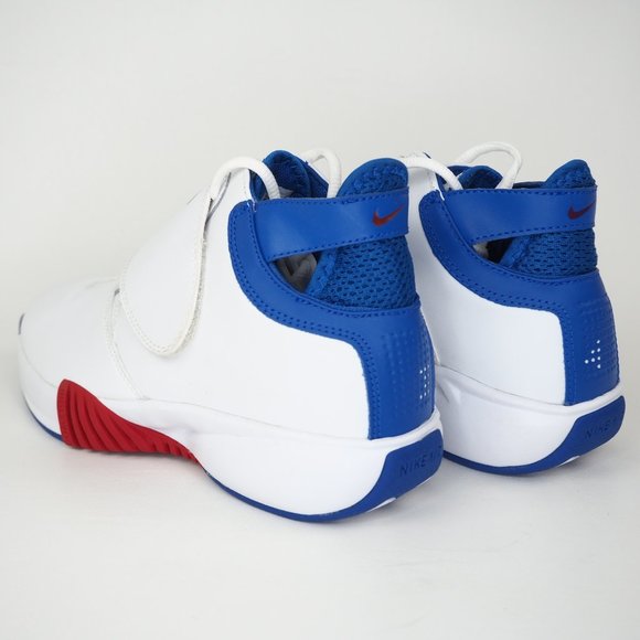 Nike Air P2 Ultimate Boys Shoes White/ Sylver - Picture 10 of 12